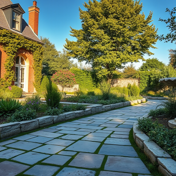 Comment créer une allée en&nbsp;pavés?