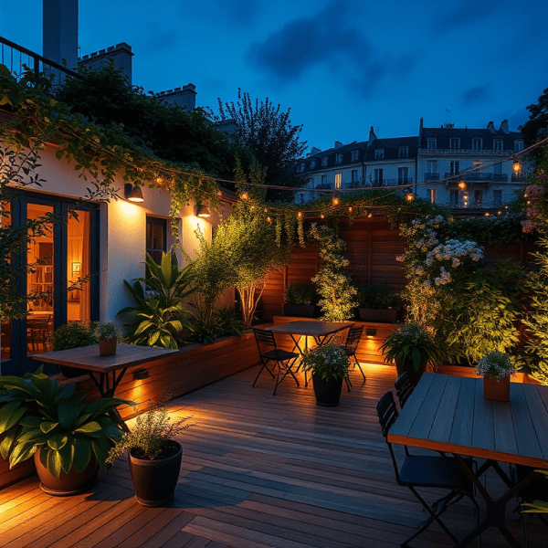 Éclairage extérieur : l’art de sublimer vos soirées à&nbsp;Paris